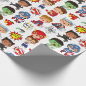 Kinder Cartoon Cadeaupapier (Hoek)