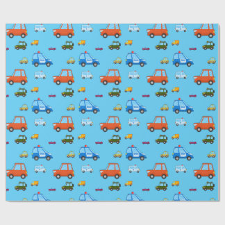 Kinder Cartoon Cars Verjaardag Wrap Cadeaupapier