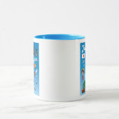 Kinder Cartoon Kaart van Japan Mok (Midden)