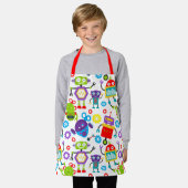 Kinder Cartoon Robot Schort (Gedragen)