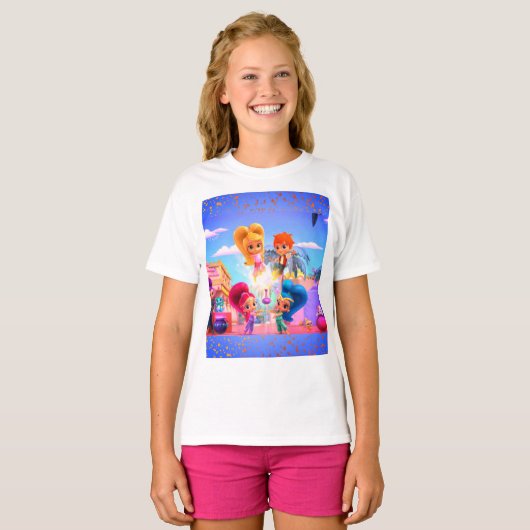 kinder cartoon t-shirt (Voorkant volledig)