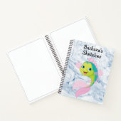 Kinder Cartoon vis schets Notitieboek (Binnen)