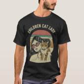 Kinder Cat Lady T-shirt (Voorkant)