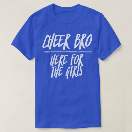 Kinder Cheer Bro hier voor de meisjes T-shirt (Design voorkant)
