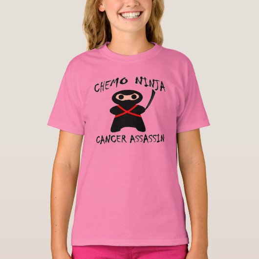 Kinder Chemo Ninja T-shirt (Voorkant)