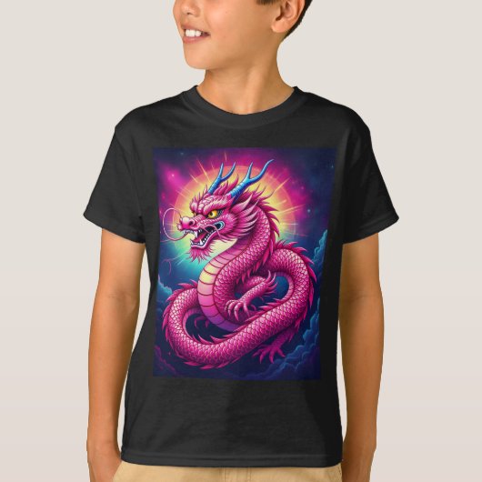 Kinder Chinees Dragon Design Kind T-shirt (Voorkant)