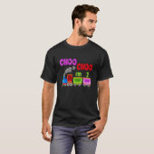 Kinder Choo Choo Train 2de verjaardag T-shirt (Voorkant volledig)