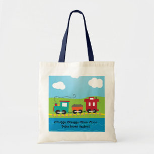 Kinder Choo Choo Train Caboose Tote Bag