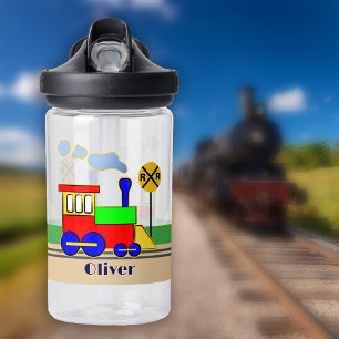 Kinder Choo Choo Train Schattigee Cartoon Motor Waterfles
