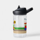 Kinder Choo Choo Train Schattigee Cartoon Motor Waterfles (Links)