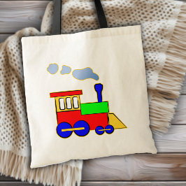 Kinder Choo Choo Treinmotor Schattigee Cartoon Tote Bag
