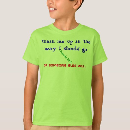 Kinder Christelijk T-shirt (Voorkant)