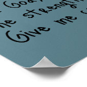 Kinder Christelijke Gebed Woodland Scorpion op Bla Poster (Hoek)