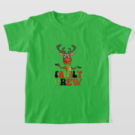 Kinder "Christmas Crew 2023" rendier T-shirt