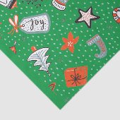 Kinder CHRISTMAS-ONTWERPWEEFSELPAPIER MET DE KANT  Tissuepapier (Detail)