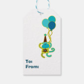 Kinder Circus Birthday Cadeaulabel (Achterkant)