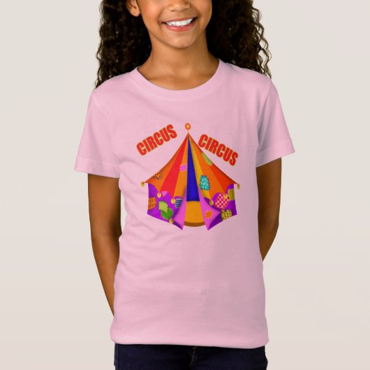 Kinder Circus Tent T Shirt (Voorkant)