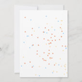 Kinder Circus Thema Foto Verjaardagsfeestuitnodigi Kaart (Achterkant)