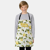 Kinder citroen gepersonaliseerd Schort, Cook Bakin Schort (Gedragen)