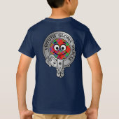 Kinder Clan Donnachaidh | Robertson Crest & Tartan T-shirt (Achterkant)