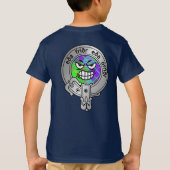 Kinder Clan Gunn Crest & Tartan T-Shirt (Achterkant)