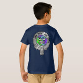 Kinder Clan Gunn Crest & Tartan T-Shirt (Achterkant volledig)
