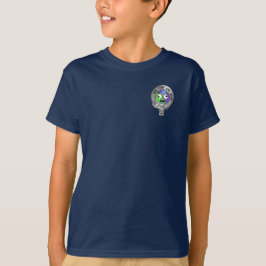 Kinder Clan Gunn Crest & Tartan T-Shirt