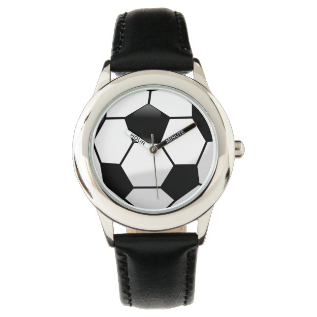 Kinder Classic Horloge/Voetbal Horloge (Voorkant)