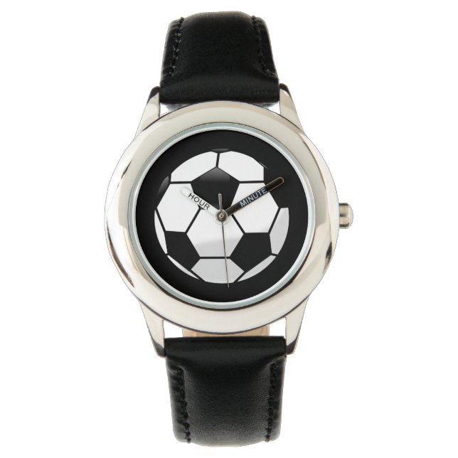 Kinder Classic Horloge/Voetbal Horloge (Voorkant)