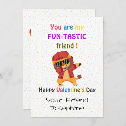 Kinder Classroom Valentijnsdag Kaarten (Voorkant / Achterkant)