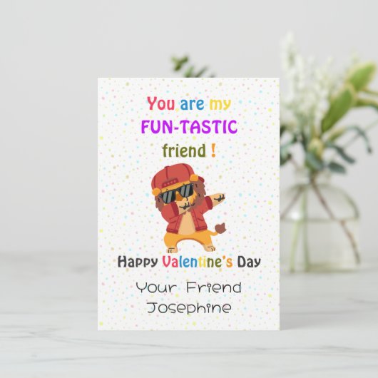 Kinder Classroom Valentijnsdag Kaarten (Staand voorkant)