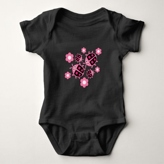 Kinder Coccinellidae lieveheersbeestje Romper (Voorkant)
