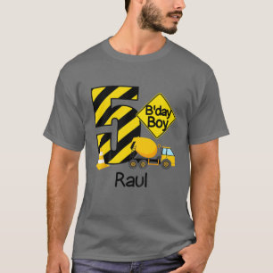 Kinder constructie 5e geboorte raul boys 5 jaar o t-shirt