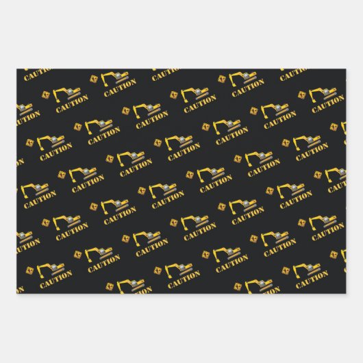 Kinder constructie dump vrachtwagen partij geschen inpakpapier vel (Voorkant)