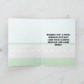 Kinder constructie Dumpruck Verjaardag Kaart (Binnen)