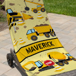 Kinder constructie jongens graven op maat strandlaken<br><div class="desc">Vreugde en leren brengen in de badtijd van uw zoon is nog nooit zo eenvoudig geweest! Met een gepersonaliseerde handdoek met cartoon illustraties van een bouwplaats, zal uw zoon zeker lachen de volgende keer dat hij zich erin verpakt. Niet alleen zal een gepersonaliseerde stranddoek met zijn naam erop je kleine...</div>