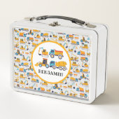 Kinder constructiedrong vrachtwagens op maat (Voorkant)