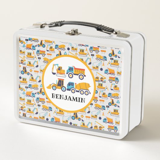 Kinder constructiedrong vrachtwagens op maat (Voorkant)