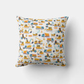 Kinder constructiedronk voor vrachtwagens kussen (Achterkant)