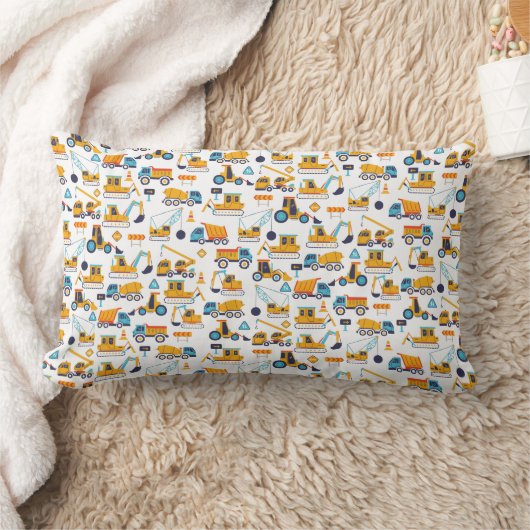 Kinder constructiepomp voor vrachtwagens kussen (Deken)