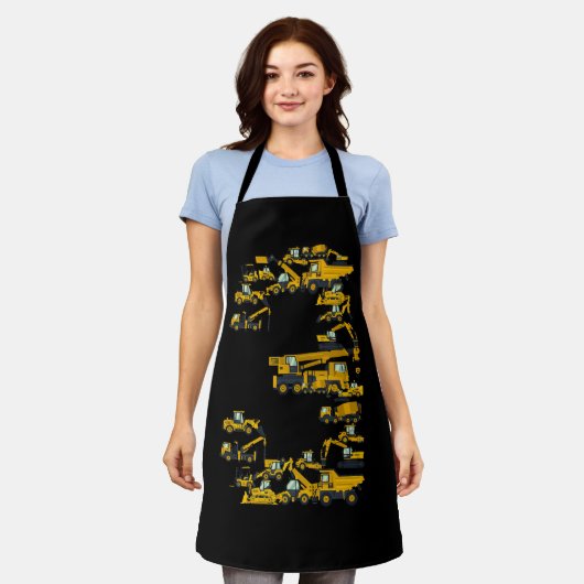 Kinder constructietransport 3e verjaardag 3 jaar o schort (Gedragen)