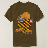 Kinder constructietransport 4 de geboorte van de j t-shirt (Design voorkant)