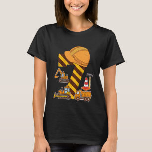 Kinder constructietransport 7 vogeltiestuin graafm t-shirt