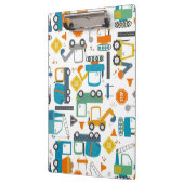 Kinder constructievoertuigen klembord (Links)