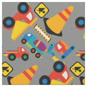 Kinder constructievoertuigen stof (Close Up)