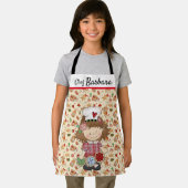Kinder Cookie All-Over Print Apron Schort (Insitu)