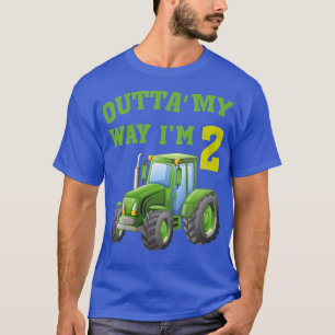 Kinder Cool Boerderij Tractor 2e Birthday Gift, bu T-shirt
