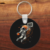 Kinder Cool Space Basketbal met Astronaut Sleutelhanger (Voorkant)