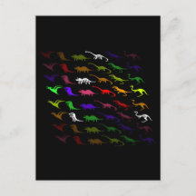 Kinder coole regenboogkleurige schattige dinosauru