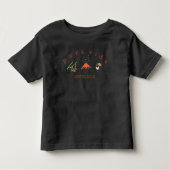 Kinder Costa Rica Sloth Volcano Toucan Souvenir T- Kinder Shirts (Voorkant)